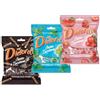 CAIYA My Dietorelle Mix Caramelle Gommose Liquirizia, Fragola e Menta 100% Vegan Senza Zucchero e Senza Glutine 70g