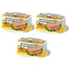 Generico Montana Jambonet, Carne in Scatola di Suino e Bovino, 200gr, Senza Glutine, Confezioni da 3, 6 o 12 pezzi (3 Pezzi)