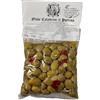 Vino Calabro Il Puttino Olive Verdi Denocciolate Calabresi 500 g - Condite in Olio di Girasole con Erbe Aromatiche, Aglio, Peperoncino e Finocchio - Ricetta Artigianale Tradizionale della Calabria Il Puttino