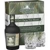 Generico Diplomatico Rum Reserva Exclusiva Gift Box con Bicchieri e Bottiglia 70cl - IDEA REGALO - Confezione Gift Box con Bicchieri e Bottiglia da 70cl di Rum Diplomatico Reserva Exclusiva