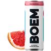 Generico BOEM Hard Seltzer - Gusto POMPELMO ROSA - 12 Lattine da 250ml Bevanda Alcolica Frizzante a basso contenuto Calorie - Senza Glutine - Senza Zucchero - Vegan -