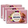 Generico 3X Misura Fibrextra Cornetti Integrali Frutti di Bosco, Barbabietola e Uva Ricchi di Fibre da Frutta, Verdura e Cereali, Croissant Soffici e Farciti 308g