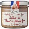 Lucien Georgelin Delizia di tonno e formaggio fresco antipasto spalmare il barattolo da 100 g