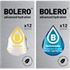 Generico SET 24 BOLERO bustine da 3 grammi 12 ice tea lemon limone + 12 lemon limoneade Limonata Preparato istantaneo per Bevande con Stevia e Vitamina C e Senza Zucchero