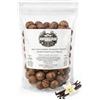 Generico Noci di Macadamia Leggermente Tostate in Guscio e Aromatizzate alla Vaniglia - Pre-Crack - Formato da 500 Grammi In Sacchetto Richiudibile - Senza Conservanti, Senza Additivi e Senza Sale