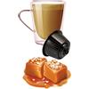 Kickkick Caramello Salato Capsule Compatibili Dolce Gusto Cappuccino Solubile Salted Caramel per Macchina da Caffè Dolce Gusto Sistema di Erogazione Nescafé (64)