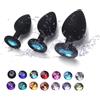 DCHOOD Cuore a forma di gemma Spine in silicone per donne e uomini Kit di allenamento Strumenti di gioco S/M/L Plùg Anàlé Sèxtóysé Ànus Ṣēx ṭoys ṭoys (Azzurro - Colore casuale delle gemme)