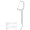 ACOGEDO Picks a Filo Interdentale Professionale 20pcs - Design Ergonomico per la Pulizia dei Denti Usa e Getta per Adulti con Manico a Scatto Facile e Fibra di Polietilene Slim in Polietilene