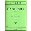 International Music Company Sturm 110 Studies : Opus 20 : Volume I : For String Bass