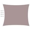 GLIN Tenda da Sole Tenda a Vela Impermeabile Rettangolo Quadrato Triangolare Tendalino 4.5x5m Tenda da Sole Telo Parasole Ombreggiante per Esterno Terrazzo Balcone Giardino Cachi