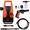BLACK+DECKER PW1450TD - Idropulitrice ad alta pressione, 1400 Watt, 105 bar, portata 7,1 l/min, per lavaggio auto e uso domestico (rosso e nero)