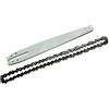 Generico Lama Barra Motosega Carving Lama 25 cm con Catena motoseghe