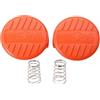 StarRing 2/5/10PCS Copertura di Ricambio per Bobina di Decespugliatore Per Black Decker Trimmer ST4525 ST5528 GH400 GL580 GLC1825 (2PCS)