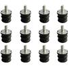 C·T·S AV Buffer Anti Vibe per Husqvarna 61 266 268 272 Jonsered 630 670 sostituisce Husqvarna 501773401 501628701 (confezione da 12)