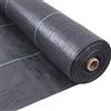 Arreditaly Telo Pacciamatura In Rotoli 90gr/mq Anti Erbacce Pacciamante Per Orto Giardino Elevata Stabilizzazione Raggi UV Permeabile Drenante Copertura Terreno Antialga Calpestabile (H 160 cm x 100 M, Nero)