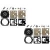 C·T·S Kit di riparazione/ricostruzione carburatore sostituisce Walbro K21-HDA per carburatori HDA-189 HDA-208 HDA-211 HDA-212 HDA-214 HDA-219 HDA-222 (confezione da 2)