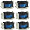 StarRing Set di 2/4/6 bobine di ricambio per decespugliatore Ryobi RAC124 18 Volt + Razor OLT/RLT 1830 1831 Trimmer Bobina e ricariche di linea, ricambio per bobine automatiche (6 pezzi)