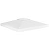 vidaXL Copertura Superiore per Gazebo a 2 Strati 310 g/m² 3x3 m Bianca