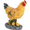 LKPOMI Statua di Gallina da Giardino con Pulcini Piccoli Sculture di Animali in Resina Decorazione Statua per Esterni, Figurine di Gallina Accessori da Giardino per Decorazioni da Scrivania Paesaggistiche Ma