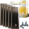 Roboter Deals - Lame in acciaio inox, lame di ricambio (12 pezzi) con viti per robot tosaerba STIGA Stig