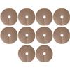 KESOTO 10 Pezzi Tappeti Barriera per Diserbo Alberi, Tappetini Protettivi per Alber, Coperture per Terreno, Coperture per Piante Anelli di Pacciamatura, Marrone 62 Cm