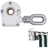 NIDONE Campo a mano da sole da tenda da sole, manuale del verme da sole da sole esterno Manuale universale a 360 gradi di ricambio pesante Sostituzione Sun HunSode Crank Gearbox Mechanics Hardware