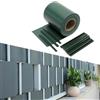 TANIASHOP Striscia Fascia Frangivista in PVC 19cm X 35mt 450 g/m² con 25 Clip di Fissaggio Rotolo Frangivista Protezione della Privacy Recinzione Balconi Ringhiere Cancello Resistente ai Raggi UV (Verde)
