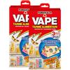 Eurocali 2x Vape Tarme Alimentari Monitoring Trap Trappole Adesive Insetticida Inodori per Dispense Ripiani e Cassetti - 6 Adesivi