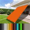 STGAO Tenda a Vela Ombreggiante 1.5 x 2 m con Corda di Nylon e Occhiellato Tenda a Vela Giardino Lavabile Resistente Al Clima per Arredo Esterno, Giardino e Terrazzo, Arancione