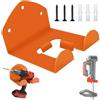 Zhixifan Gancio per utensili elettrici da giardino, decespugliatore, supporto da parete per decespugliatore, con viti abbinate, per tagliabordi, attrezzi da giardino, arancione
