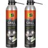 Spraytive 2 x 300 ml di rimozione della ruggine - Spray 2 in 1 con protezione antiruggine a lungo termine per griglia e barbecue, rimuove la ruggine, detergente neutro per la pelle, prodotto in