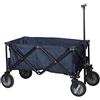 Campart HC-0910 carrello da spiaggia pieghevole/Carro a mano - Capacità di carico di 70 chilogrammi - Blu con borsa
