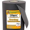 Aquagart Telo per Erbacce da Giardino Aquagart 150 g con 10 ancoraggi a Terra I Tappetino Ecologico in Polipropilene, permeabile all'Acqua I Vello per pacciamatura Contro Le Erbacce (5 m x 1,2 m)