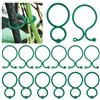 Rapidbok Clip di Supporto per Piante Giardino, 100 Clip per Pomodori, Supporto Pianta, Riutilizzabile Clip per Ortaggi per Protezione e Connessione Fiori, Piante, Viti, Verdure (Verde)