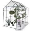 AlmaStore Telo di Ricambio per Serra da Giardino , Balcone, Terrazzo Trasparente | Varie Misure | Per serre con o senza Ripiani, a Casetta (140x140 - H 195 cm)