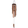 Ciffre 90 cm Grande carillon sonoro Feng Shui giardino resistente alle intemperie bambù noce di cocco