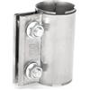 WINVOX Terminale 38/42/45/50/60/63/65/70/76/80/85mm ID Tubo Di Scarico Morsetto Tubo Di Scarico Marmitta Giunto Per Auto 87mm Lungo Terminali di Scarico(42MM)