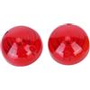 RXRJSU luce segnalazione 589285 Kit Lenti Lampada Indicatore Coda Laterale Per Land Per Rover Per Defender 90 110 Lente Trasparente Ad Alta Resistenza 2 Pezzi direzione indicatore(Rosso)