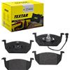 TEXTAR Kit pastiglie freni Anteriore con segnalatore usura integrato 2203501 Compatibilità con VW Golf 7 Hatchback 5G1, BQ1, BE1, BE2, AUDI A3 Sportback 8VA, 8VF, SEAT Leon Hatchback 5F1, SKODA
