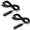 KITUREK Adattatore per caricabatterie da auto da 12 V, compatibile con cuscino massaggiante collo e schiena, accendisigari, cavo maschio per presa accendisigari per auto per lettore DVD portatile, frigorifero