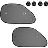 AUGTYRLV Parasole Auto - Tendine Parasole per Finestrini Auto Oscuranti Avvolgibili - Adatti per Tutti i Tipi di Auto, Forniti con Ventose - Pack da 2