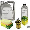 EISENFELS Pacchetto di ispezione pacchetto di manutenzione filtro con 6 l 0W-30 olio motore LongLife 3 FE, filtro olio filtro aria vite di scarico olio