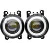 OFUNGO Fari Fendinebbia A Led Per Auto, Per Suzuki Jimny Jb64 Jb74 2018 2019 2020 Fendinebbia Drl Dell'Occhio Di Angelo Di Alta Qualità, Luci Di Marcia Diurna, H11 12v