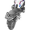 GIVI Attacco posteriore in alluminio specifico per bauletto MONOKEY®, nero SRA5108B