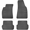 FROGUM 0729 Tappetino in Gomma nero anteriore e Posteriore Compatibilità con AUDI A4 Avant 8ED, B7 A4 Sedan 8EC, B7 A4 Sedan 8E2, B6 A4 Avant 8E5, B6