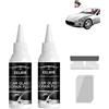HADAVAKA Kit Di Riparazione Del Parabrezza Incrinato Del Finestrino Dell'auto, Fluido Di Riparazione Nano Del Vetro Automobilistico, Kit Di Rimozione Dei Graffi Del Parabrezza (2 PCS)
