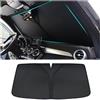 CENMOO Auto Parabrezza Parasole Ombrello, per Opel Crossland X 2017-2020 2021 2022 2023 2024 Pieghevole Protezione UV Parasole, Crea accessori per auto dallo stile personalizzato