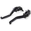 VTSGBLS Per Ducati Per Monster Plus Per Monster 937 950 Plus Leva Freno Frizione Anteriore Moto Tirante Regolabile Leva frizione freno(Nero)