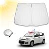 BIBIBO Parasole per Parabrezza Auto Compatibile Con Fiat Panda City Life/Sport/Cross 2021-2025, Pieghevole Anti UV per Parabrezza Anteriore