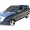 J&J AUTOMOTIVE HEKO Deflettori per Suzuki Ignis 5-Porte Berlina 2000-2008 | 4 deflettori HEKO per Suzuki Ignis 5-Porte Berlina, PMMA 3 mm, fumé, canale del finestrino.